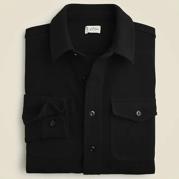 J Crew Seaboard soft-knit shirt in Black size Small NWT BV899‎ - Picture 5 of 11